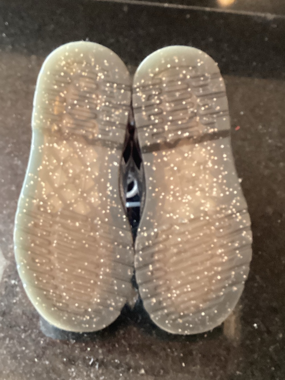 Dr. Martens Silver Kids Heart Lace-Up Boots with Red Hearts - Picture 7 of 8